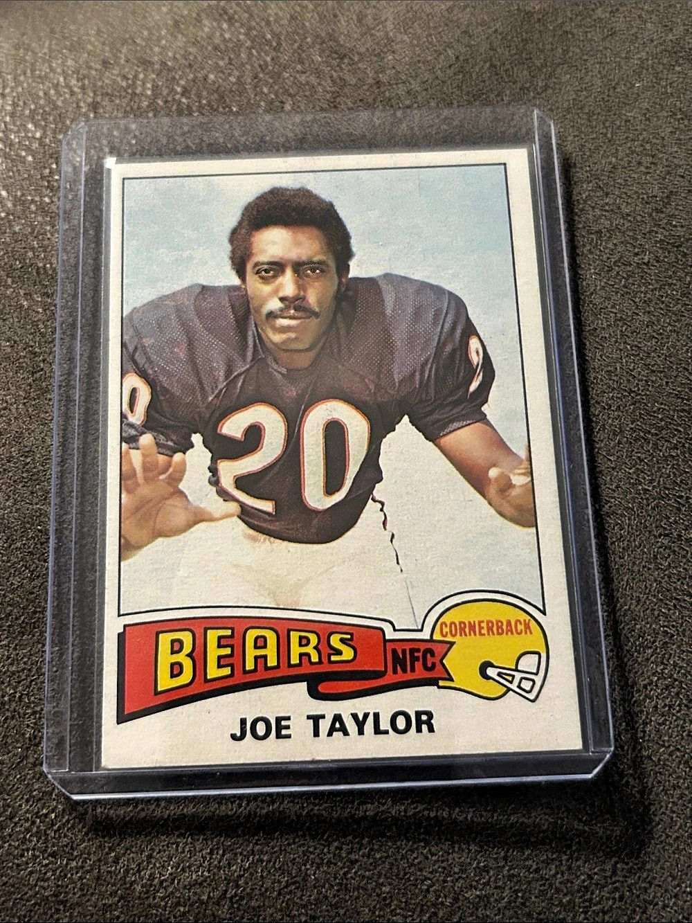 1975 Topps Football Joe Taylor #492 Chicago Bears